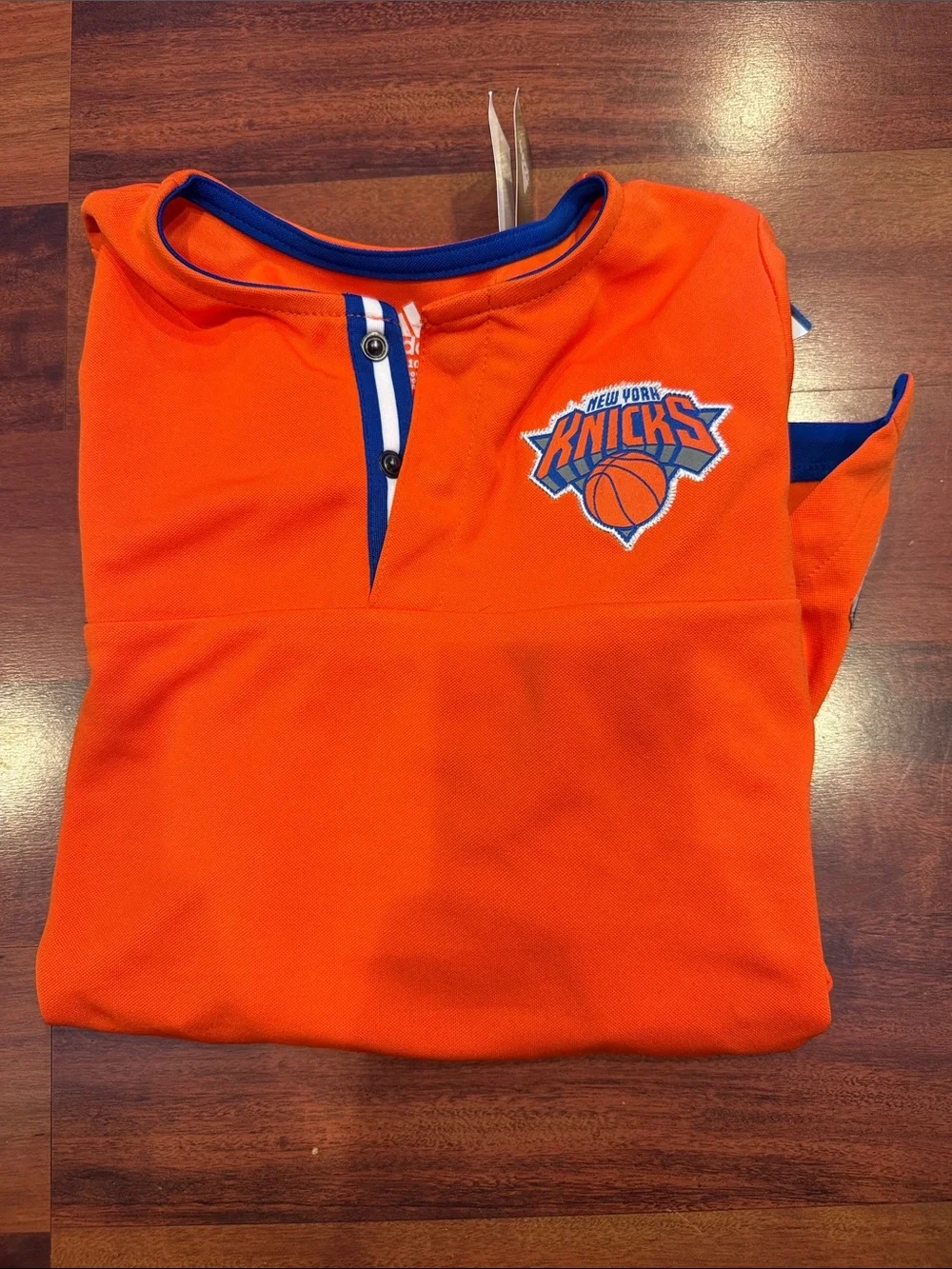 Adidas New York Knicks Orange Youth long-Sleeve Top *See pics
